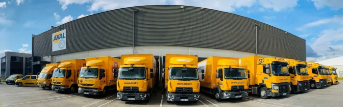 Flotte de camions Axal : livraison spécialisée, logistique et déménagement