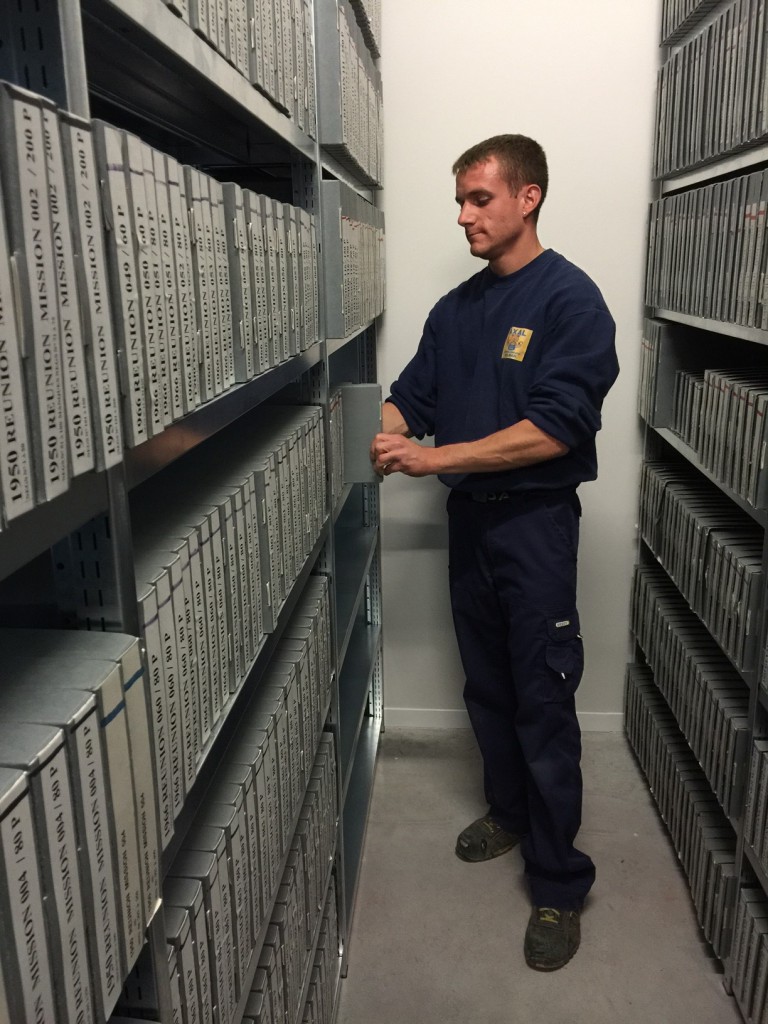 transfert d'archives photographiques pour l'IGN