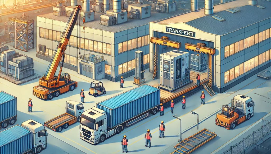 Illustration d'un transfert industriel